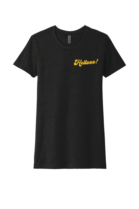 WOMEN'S Next Level Tee - HELLO BREACHER