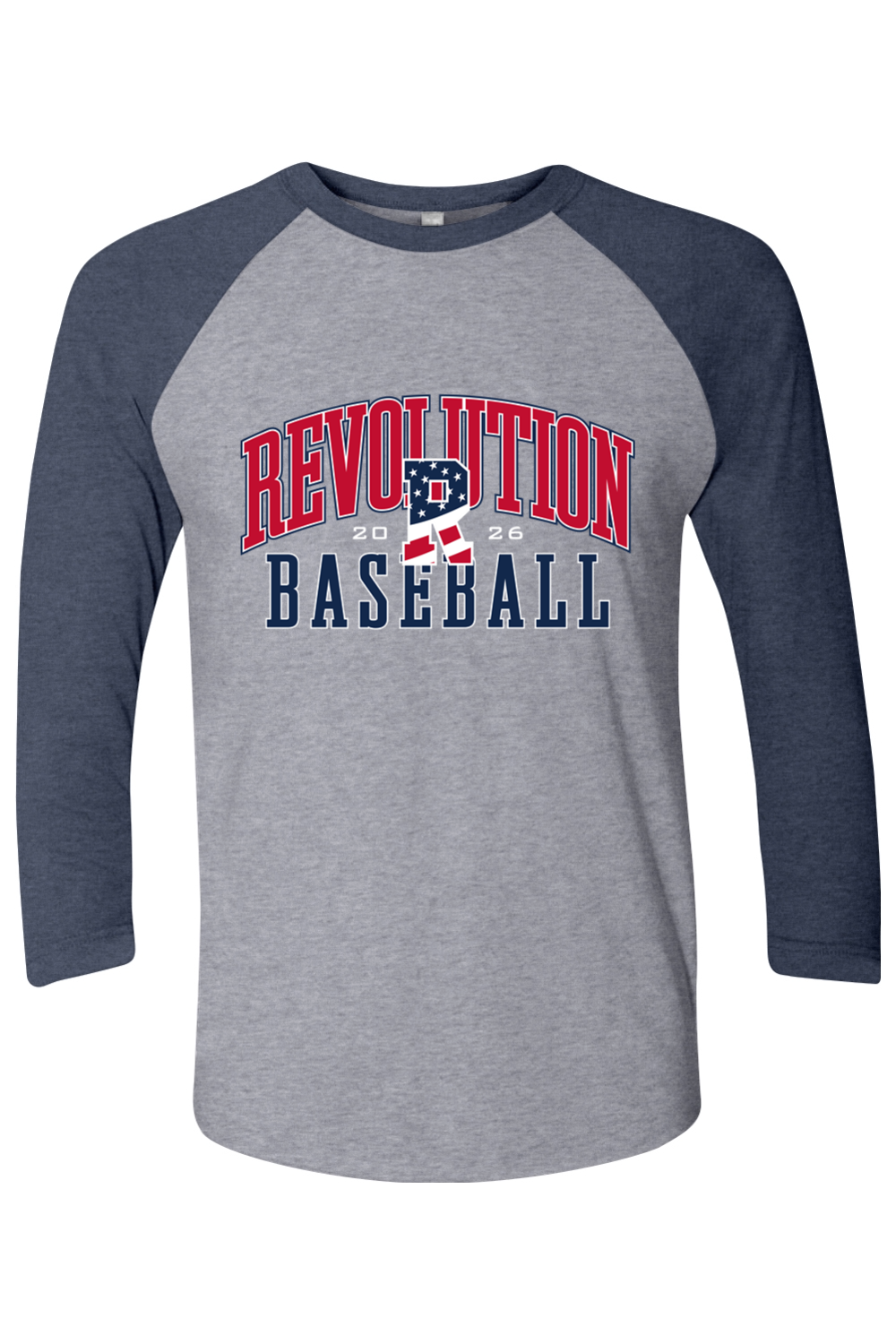 Next Level Unisex Tri-Blend Three-Quarter Sleeve Raglan Tee