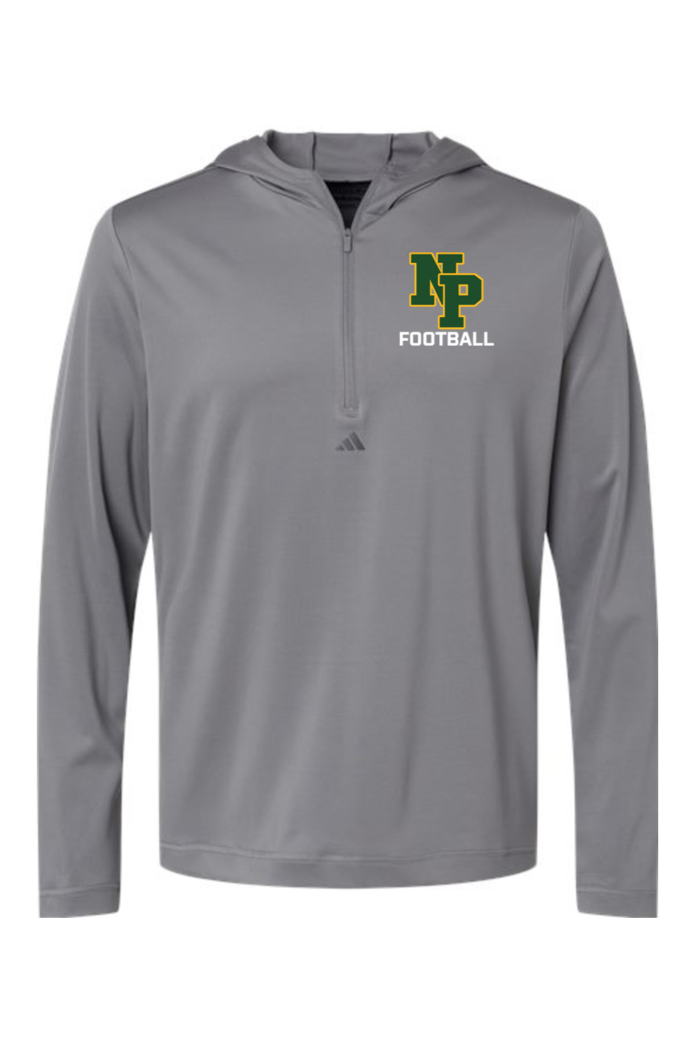 Adidas Lightweight Performance Quarter-Zip Hooded Pullover