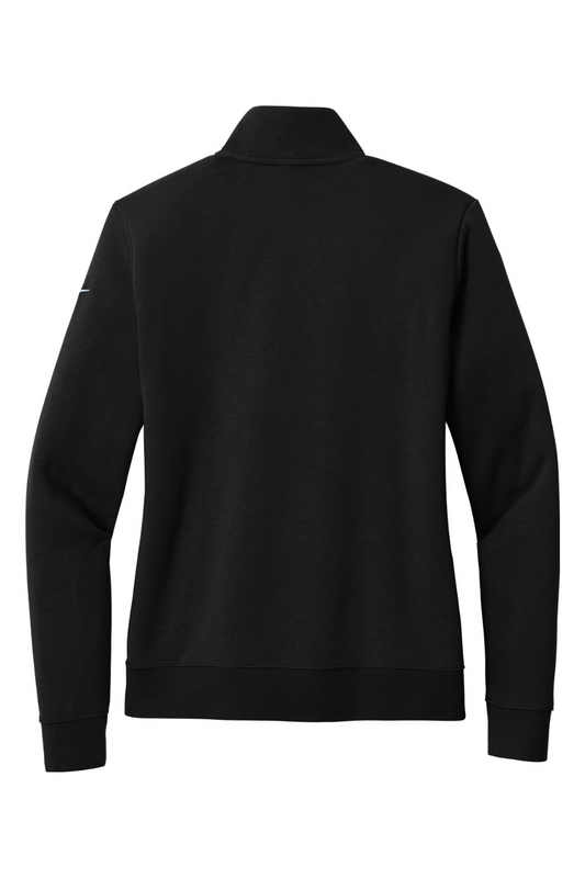 Nike Ladies Club Fleece Sleeve Swoosh 1/2-Zip