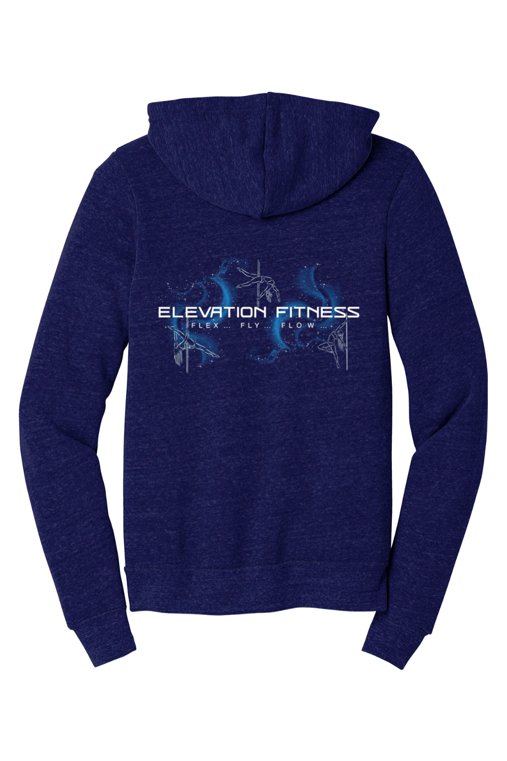 BELLA+CANVAS Unisex Triblend Sponge Fleece Full-Zip Hoodie