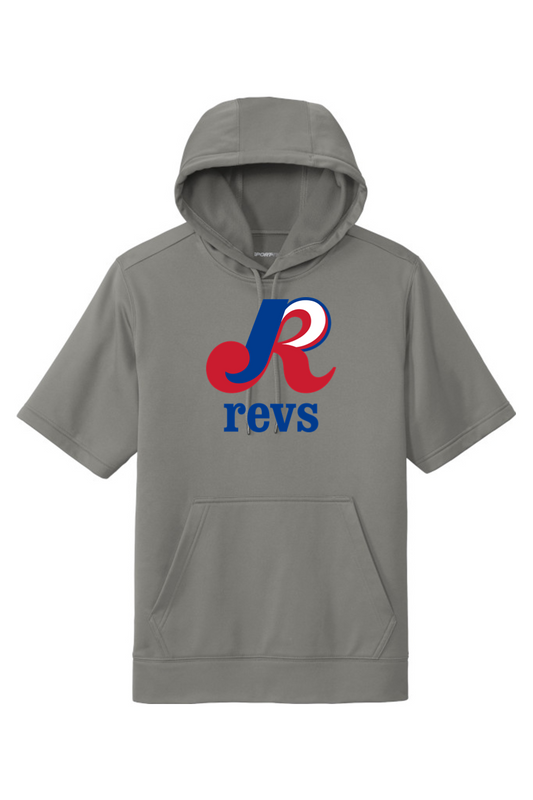 Sport-Tek Sport-Wick Fleece Short Sleeve Hooded Pullover