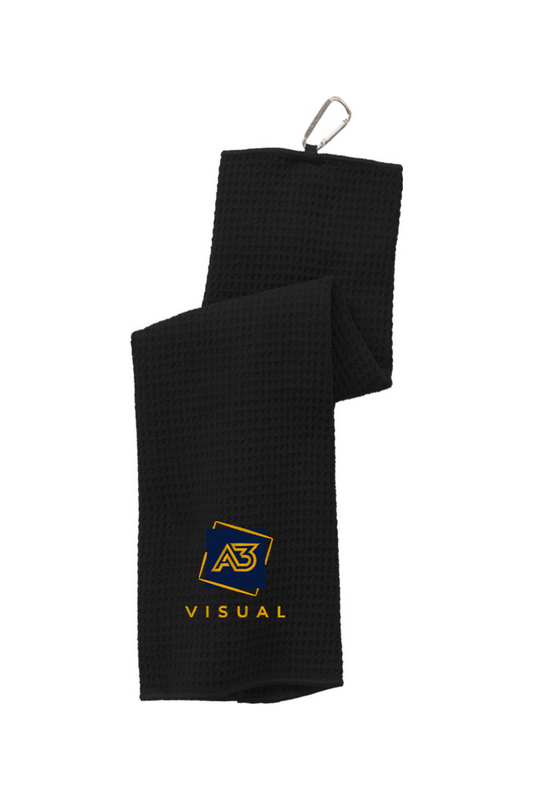Port Authority Waffle Microfiber Golf Towel