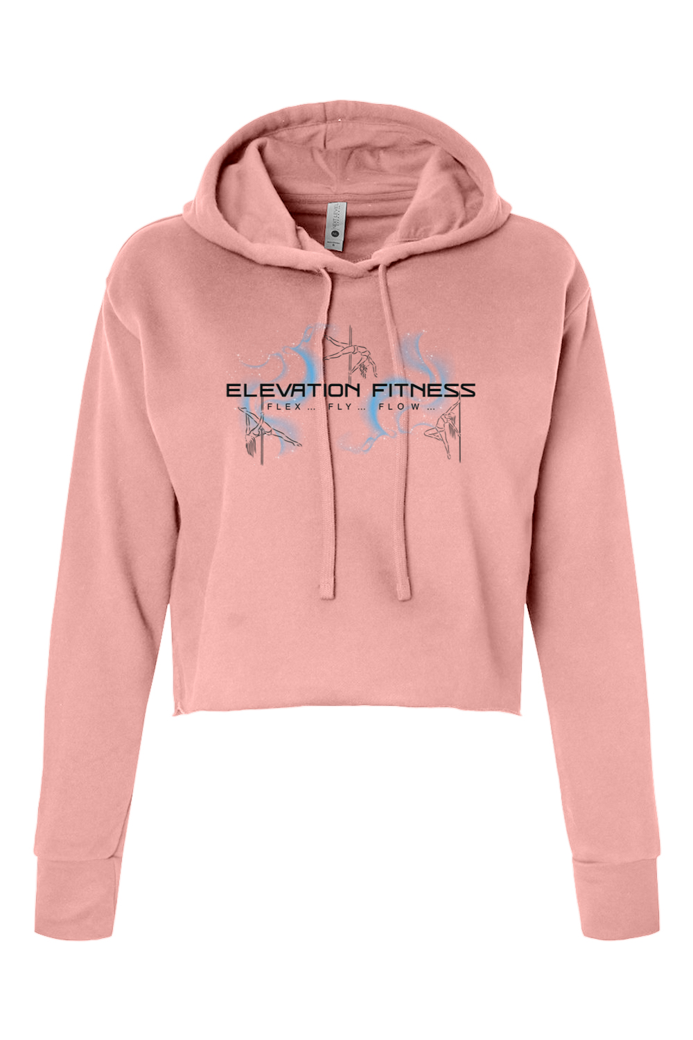 Next Level Apparel Ladies' Cropped Pullover Hooded Sweatshirt