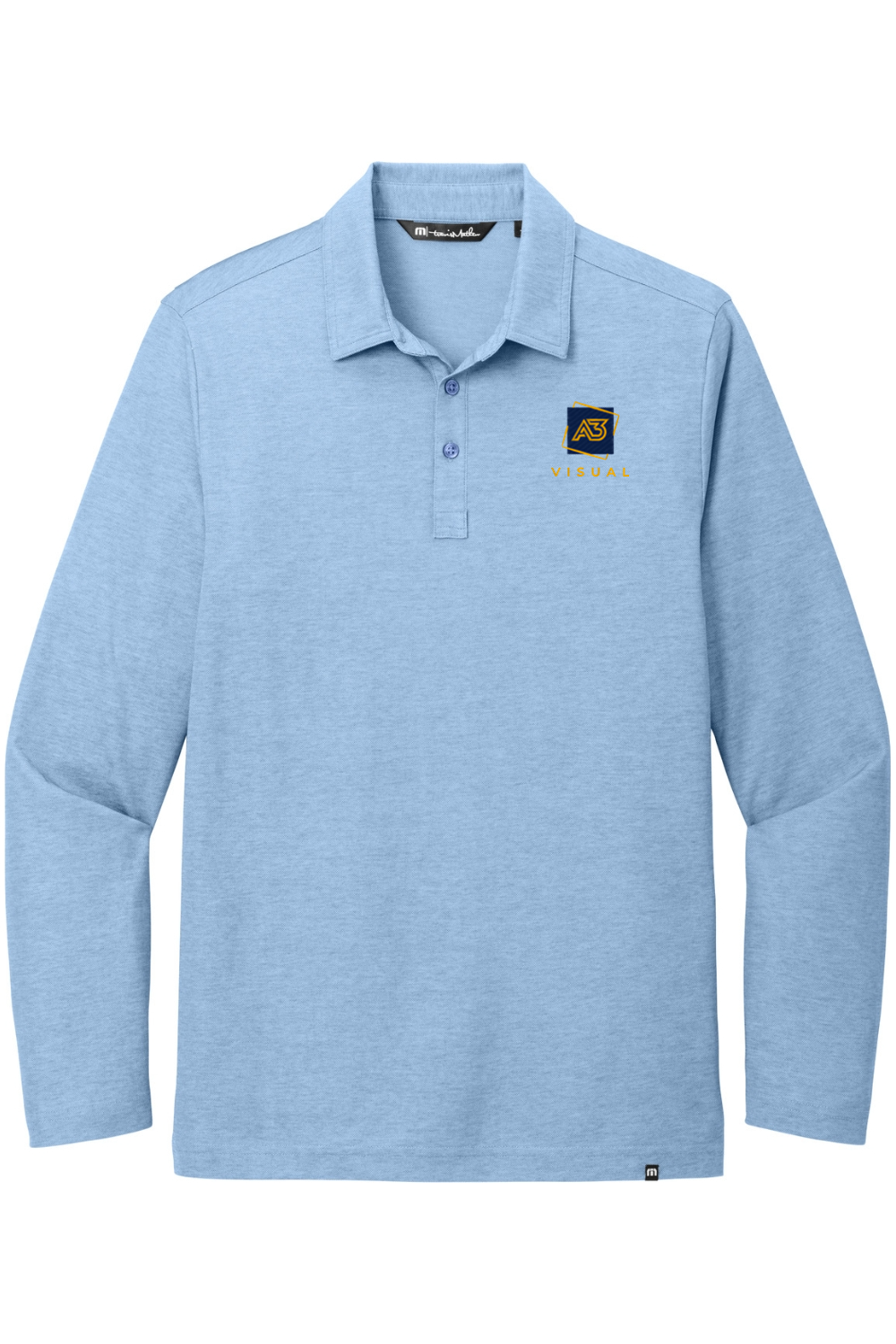 TravisMathew Oceanside Heather Long Sleeve Polo