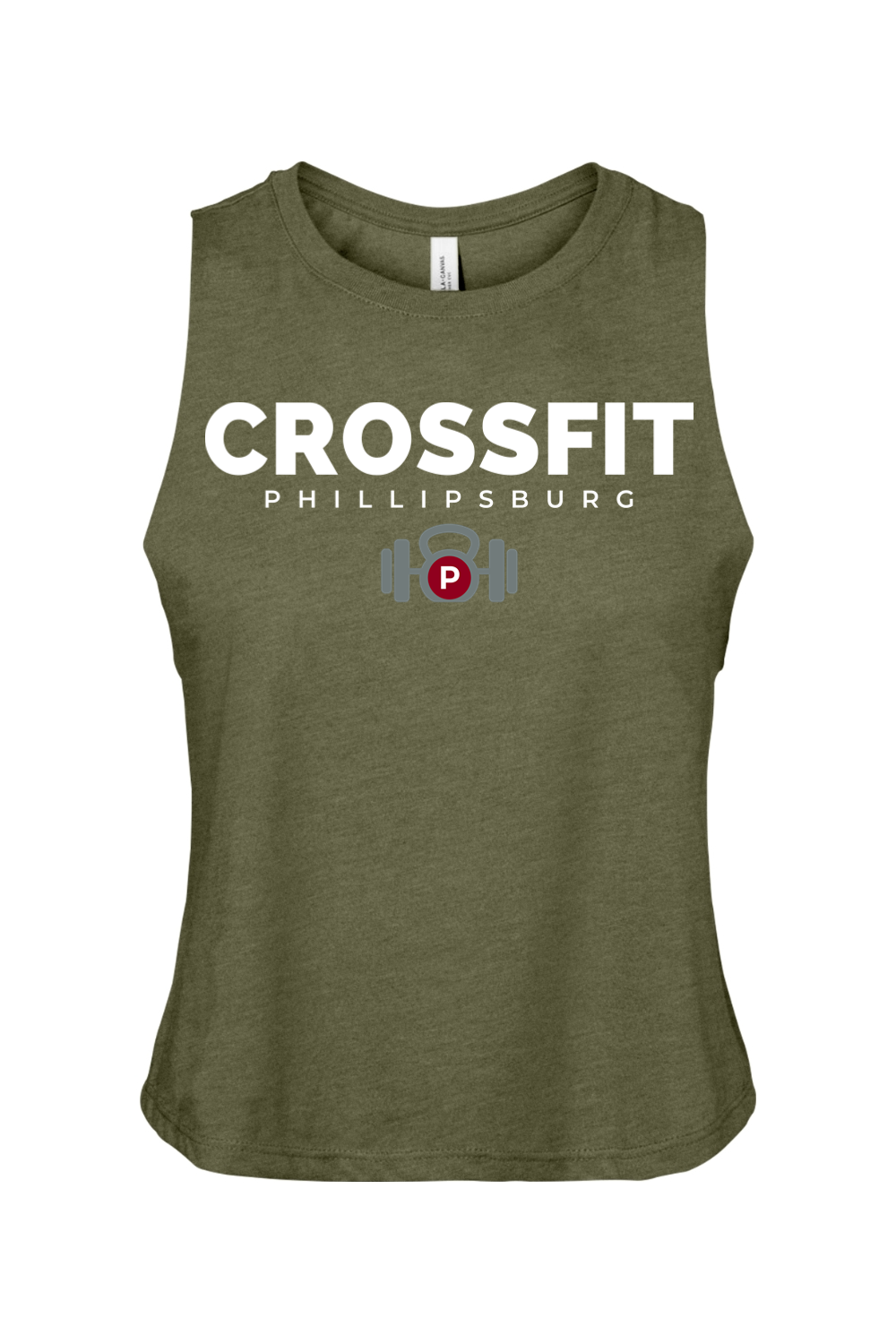 Bella + Canvas Women's Racerback Cropped Tank