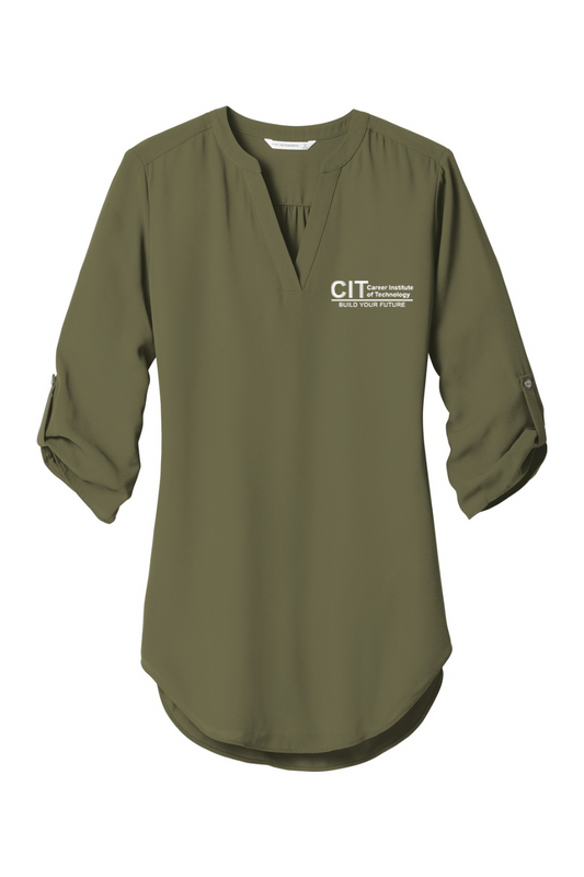 Port Authority Ladies 3/4-Sleeve Tunic Blouse