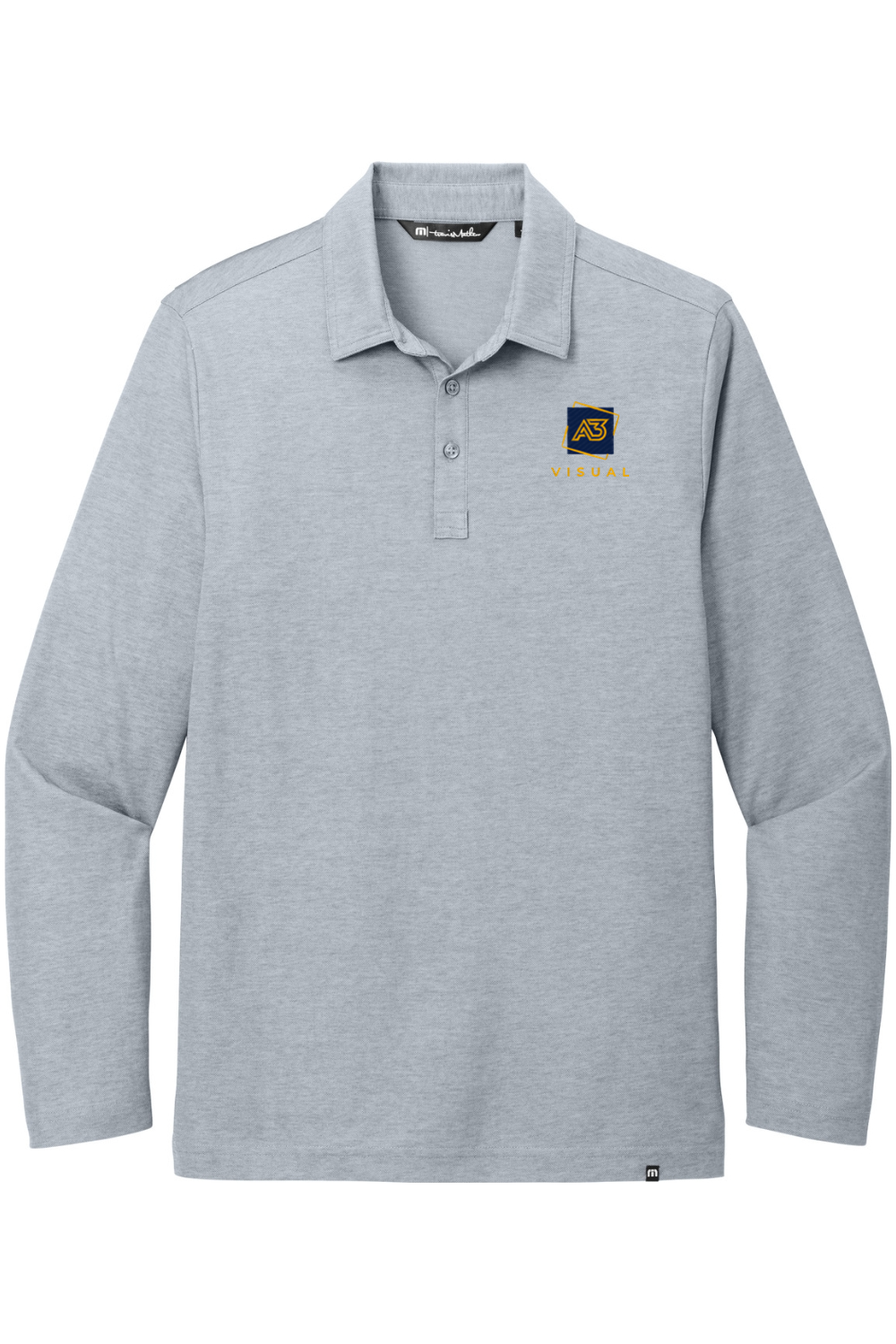 TravisMathew Oceanside Heather Long Sleeve Polo