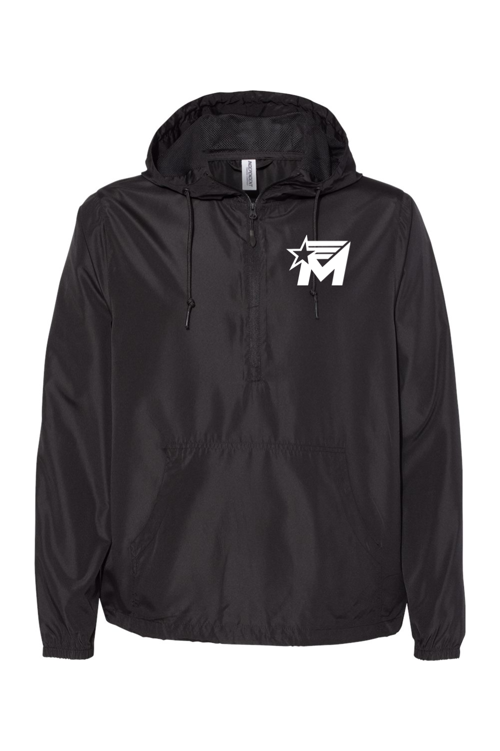 Independent Trading Co. Unisex Lightweight Quarter-Zip Windbreaker Pullover Jacket