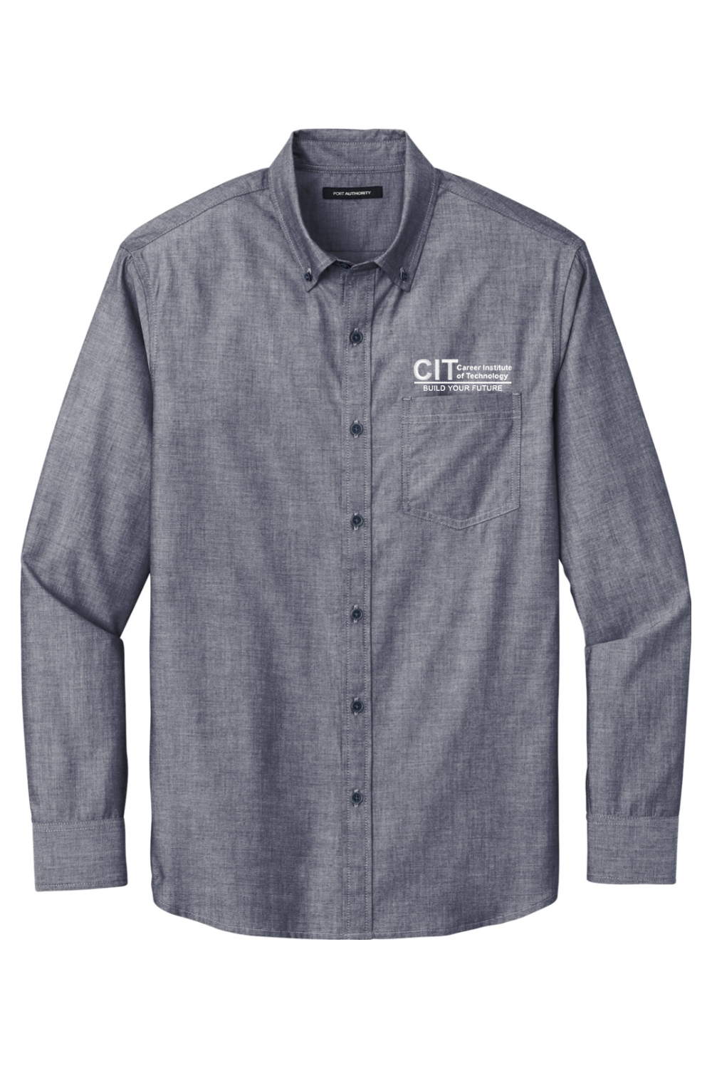 Port Authority Long Sleeve Chambray Easy Care Shirt