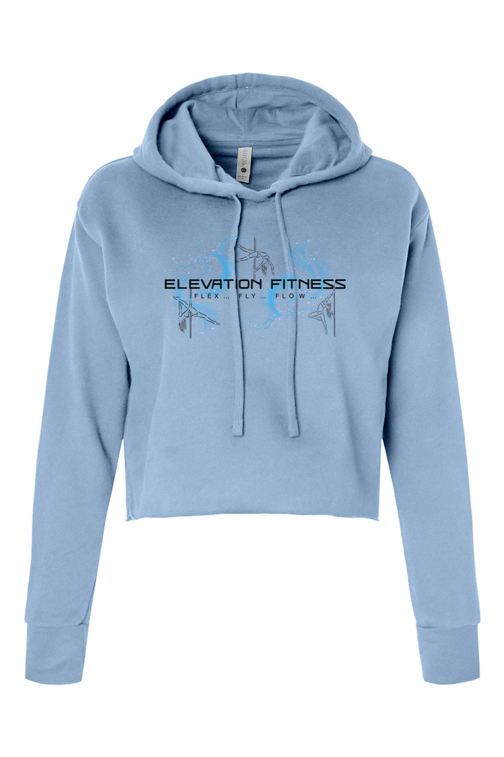 Next Level Apparel Ladies' Cropped Pullover Hooded Sweatshirt