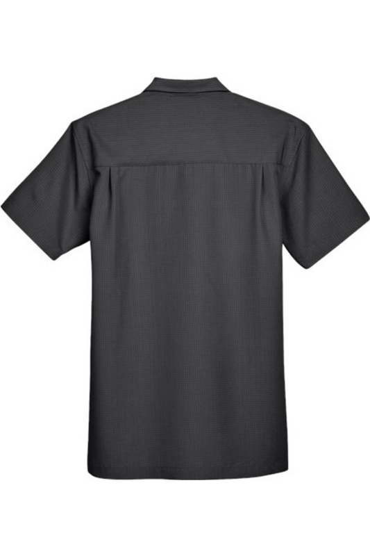 Harriton Men's Barbados Textured Camp Shirt