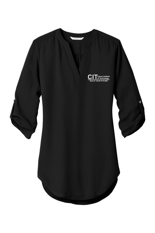 Port Authority Ladies 3/4-Sleeve Tunic Blouse