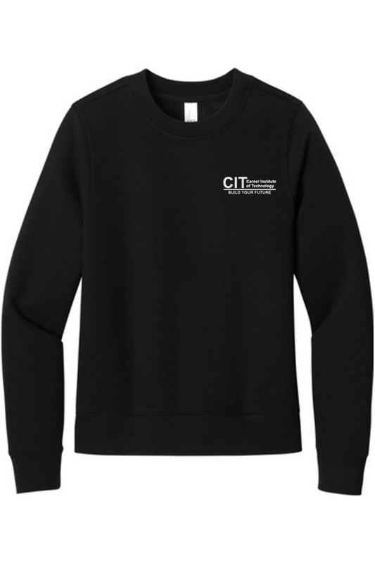 District Women's V.I.T. Fleece Crew EMBROIDERED