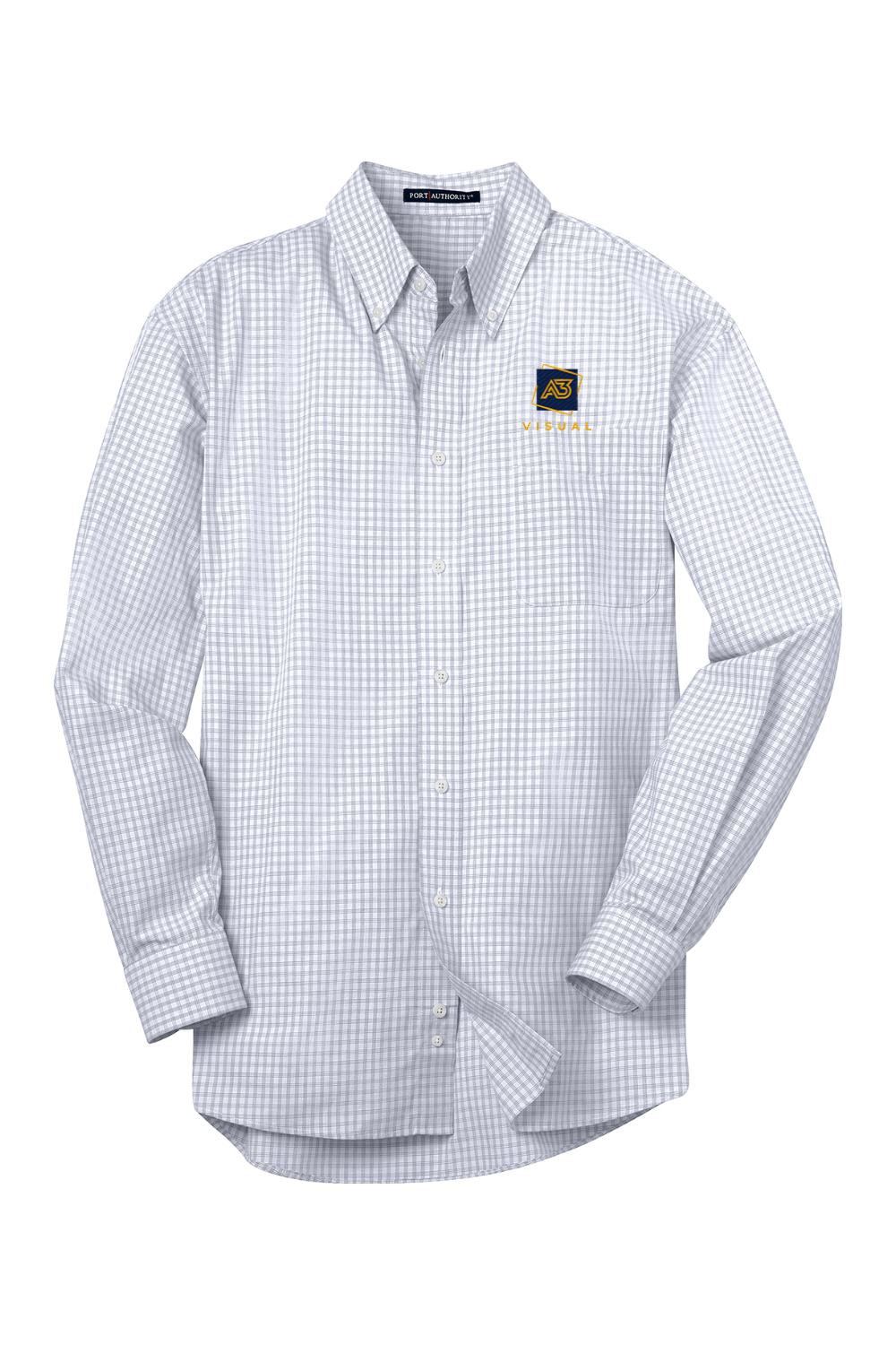 Port Authority Plaid Pattern Easy Care Shirt