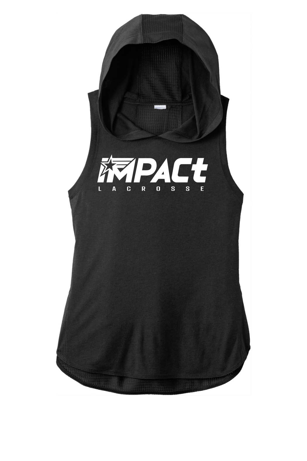Sport-Tek Ladies PosiCharge Tri-Blend Wicking Draft Hoodie Tank