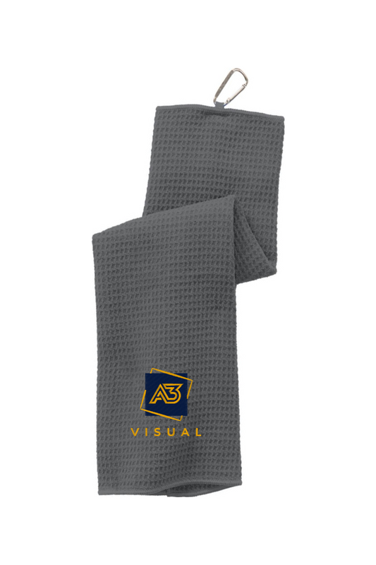 Port Authority Waffle Microfiber Golf Towel