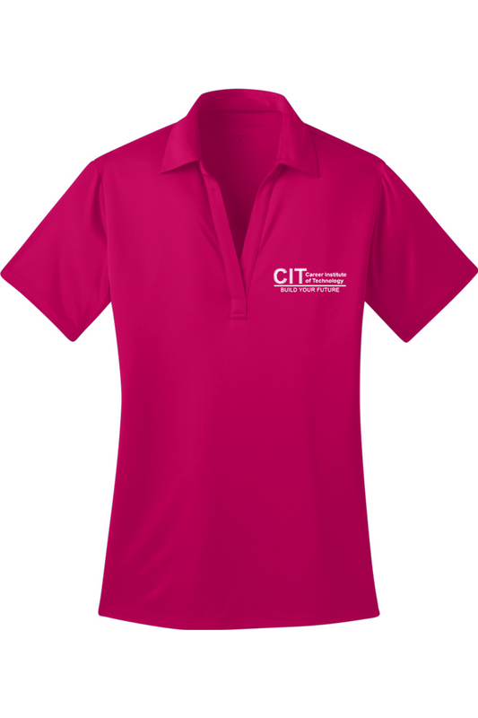 Port Authority Ladies Silk Touch Performance Polo EMBROIDERED