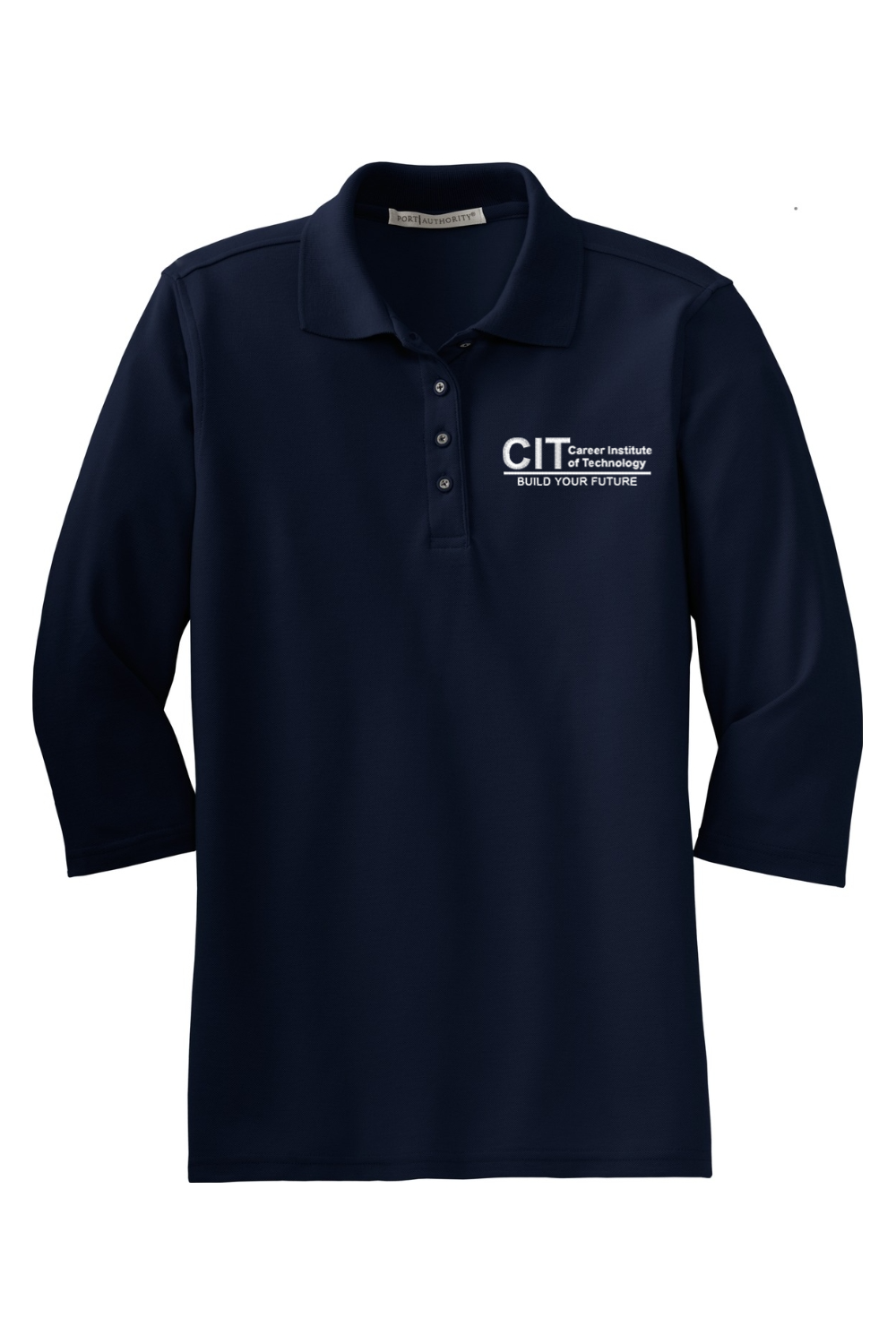Port Authority Women's Silk Touch 3/4-Sleeve Polo