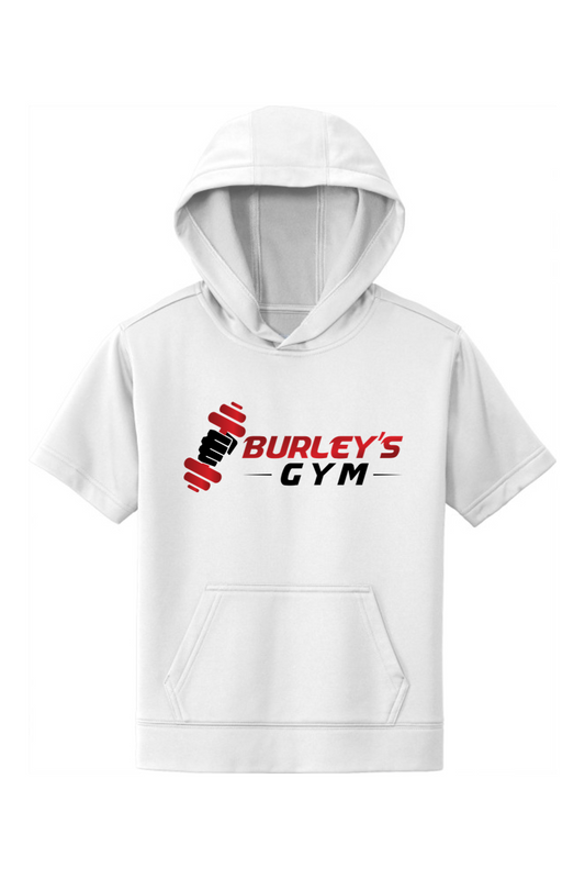 YOUTH - Sport-Tek Sport-Wick Fleece Short Sleeve Hooded Pullover