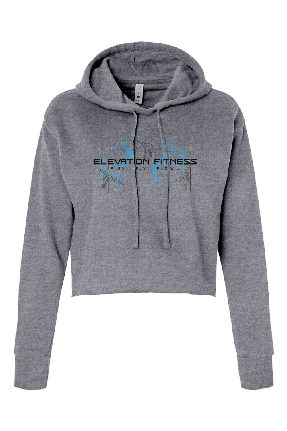Next Level Apparel Ladies' Cropped Pullover Hooded Sweatshirt