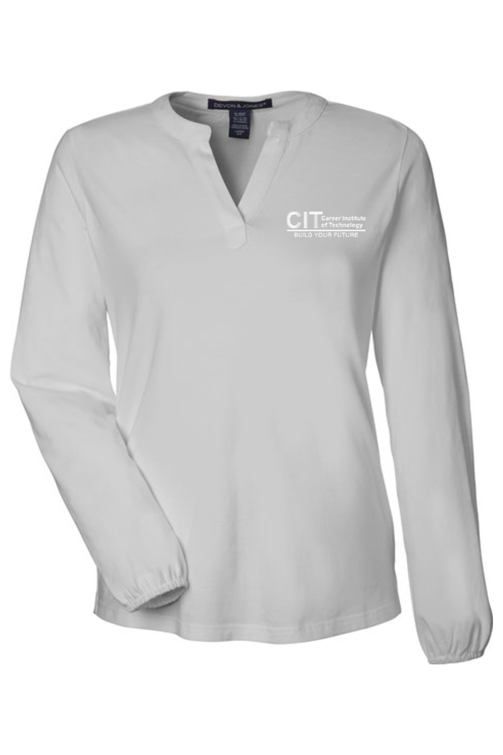 Devon & Jones Ladies' Raleigh Half-Placket Knit Top