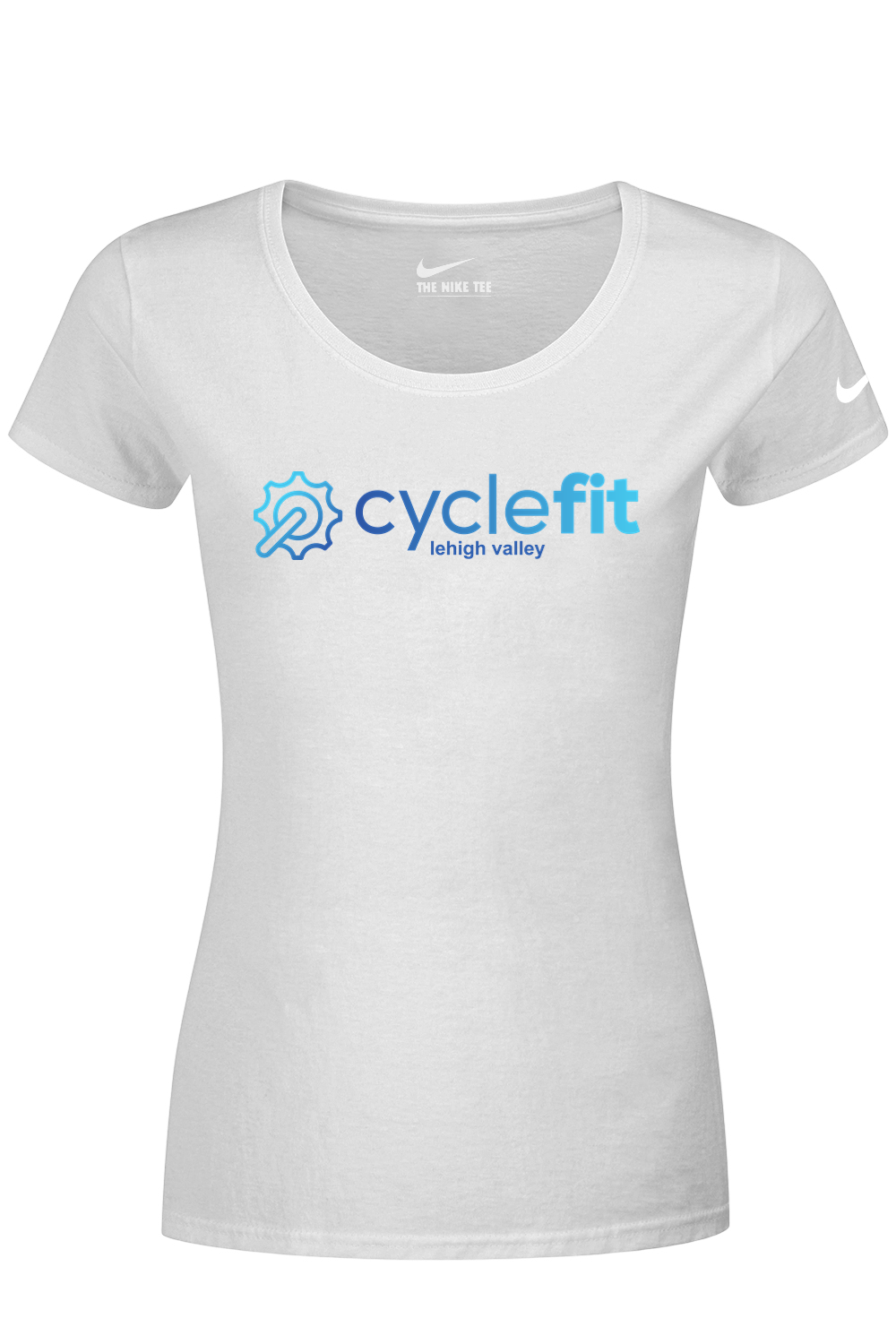 Nike Ladies Dri-FIT Cotton/Poly Scoop Neck Tee