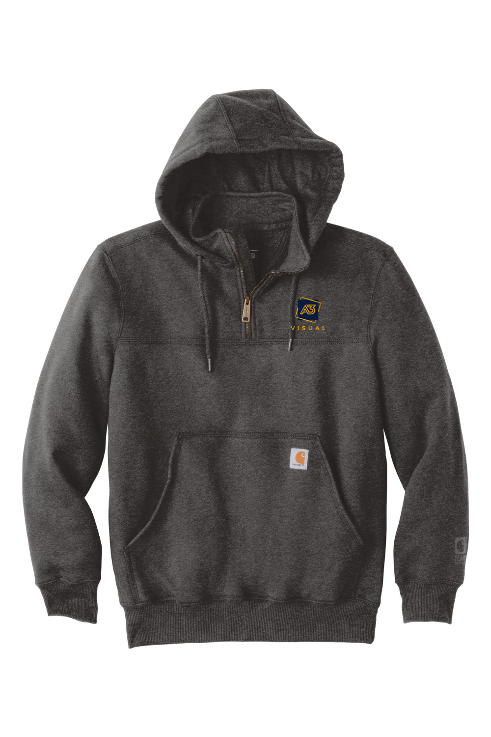 Carhartt Rain Defender Paxton Heavyweight Hooded Zip Mock Sweatshirt