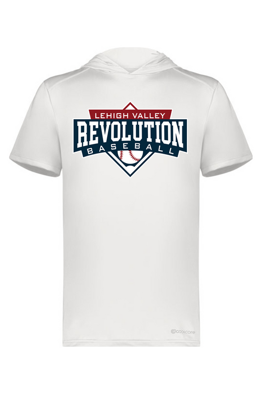 Holloway Adult Short Sleeve Hoodie Powered by Coolcore