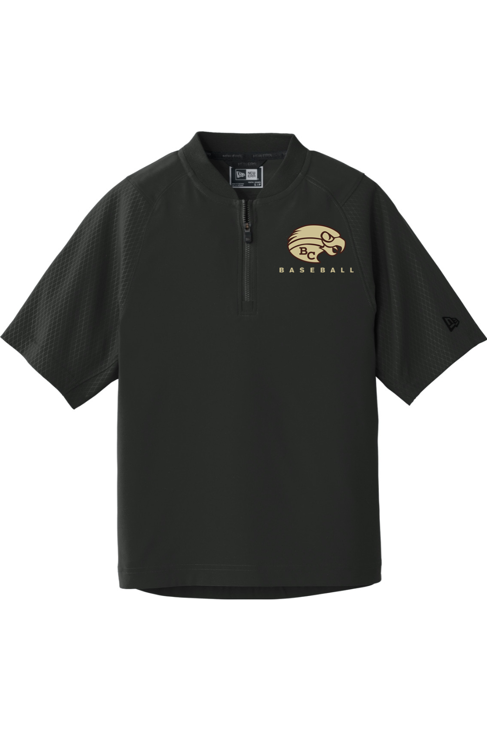 New Era Youth Cage Short Sleeve 1/4-Zip Jacket