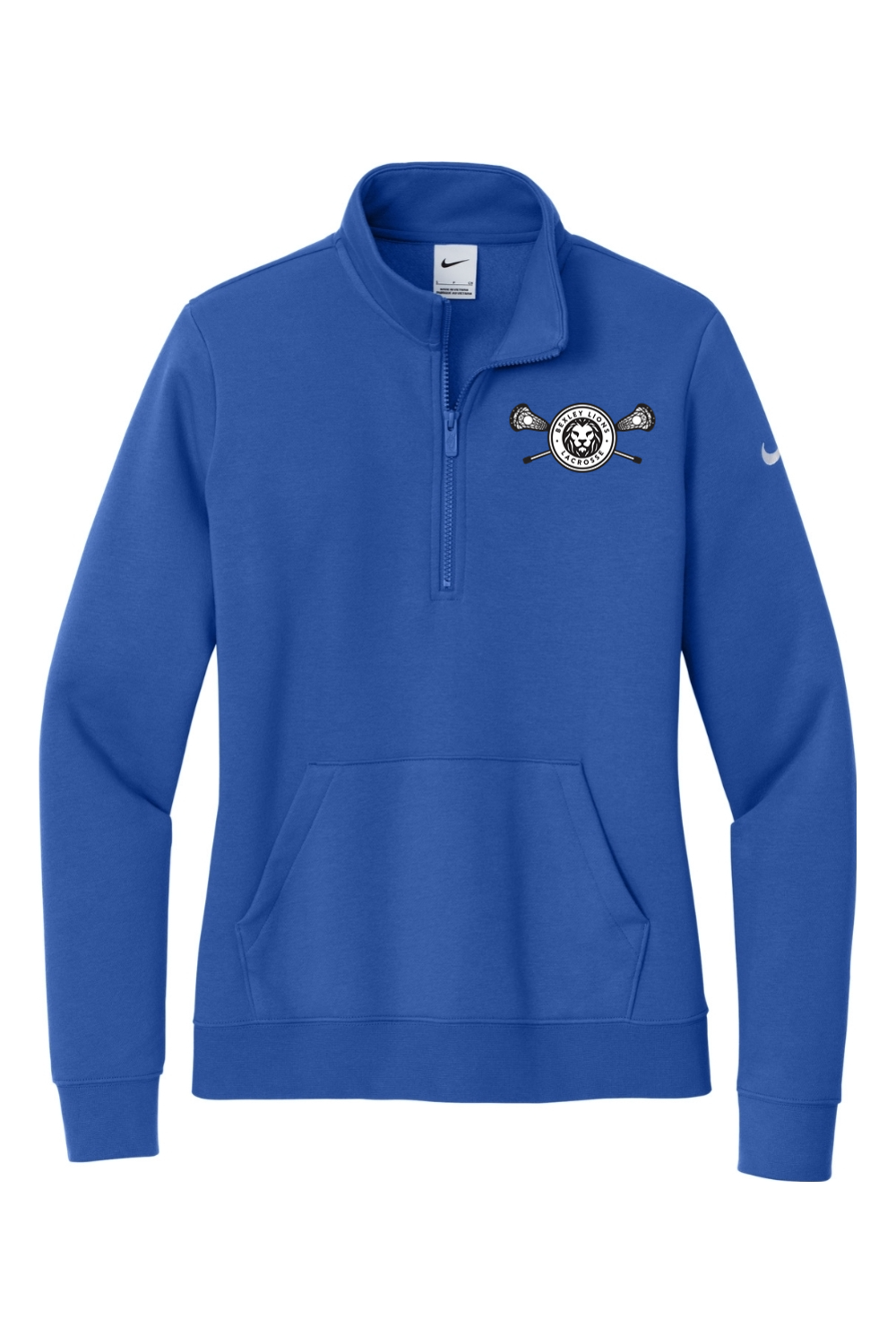 Nike Ladies Club Fleece Sleeve Swoosh 1/2-Zip