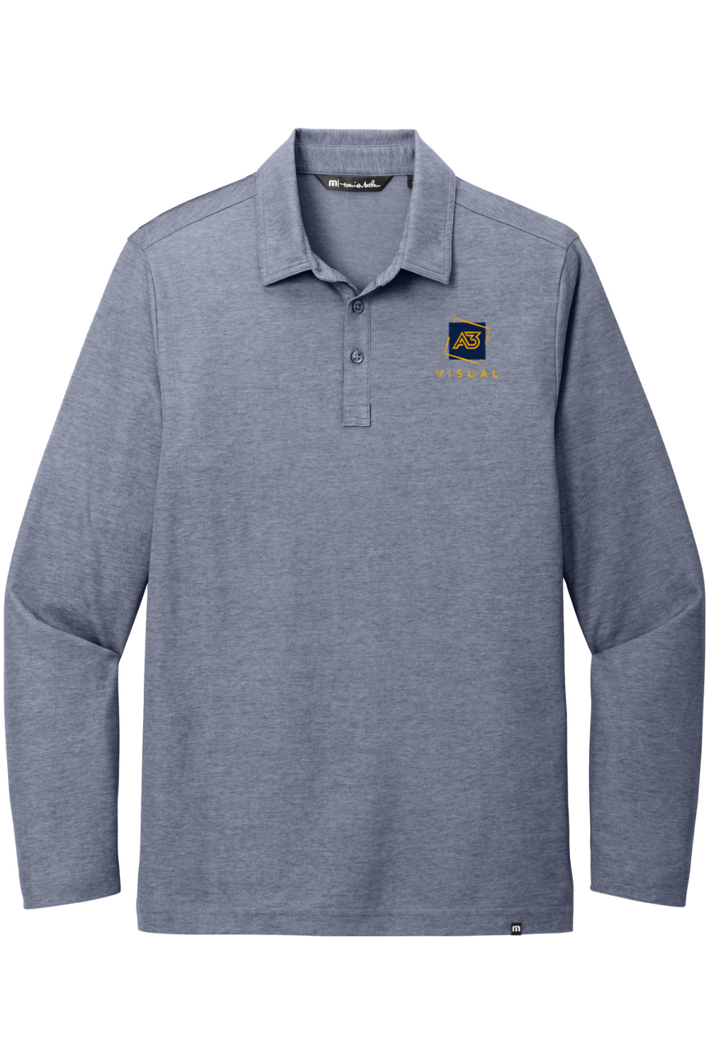 TravisMathew Oceanside Heather Long Sleeve Polo