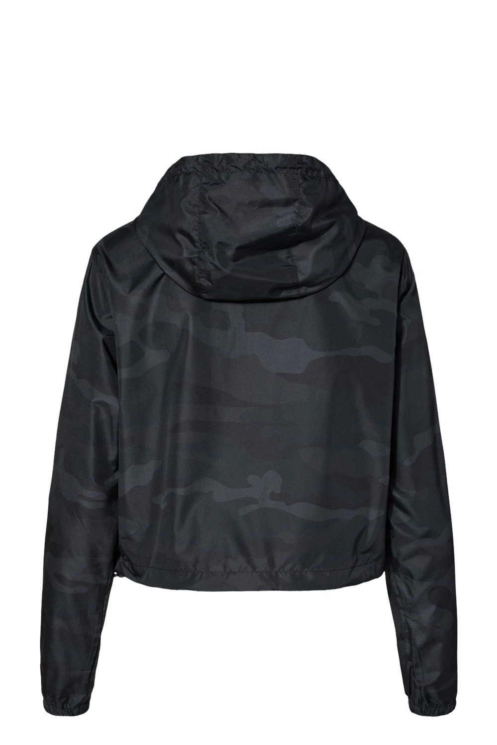Independent Trading Co. Women's Lightweight Quarter-Zip Pullover Crop Windbreaker