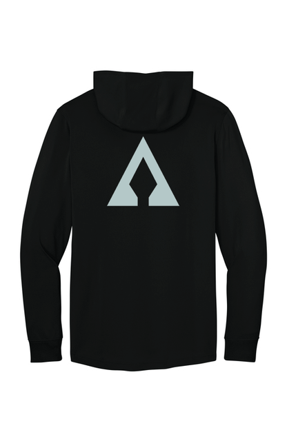 CornerStone Workwear Pro Long Sleeve Hooded Tee - WITH LARGE BACK PRINT
