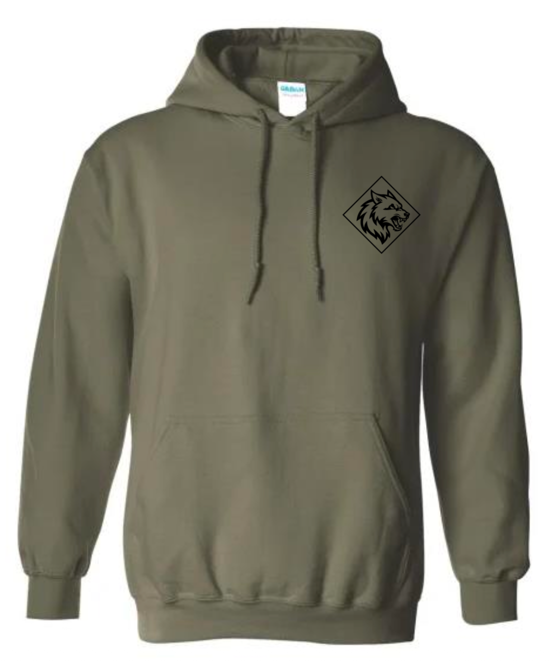 Gildan Heavy Blend Hooded Sweatshirt - NO BACK PRINT