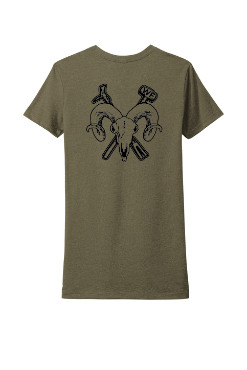 WOMEN'S Next Level Tee - WF SKULL