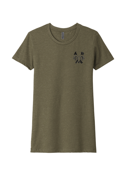 WOMEN'S Next Level Tee - WF SKULL