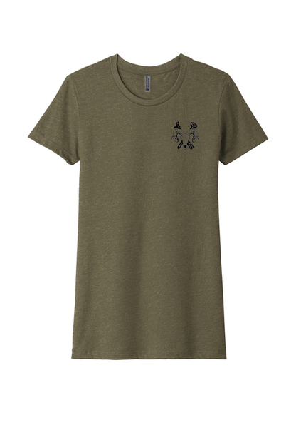 WOMEN'S Next Level Tee - WF SKULL