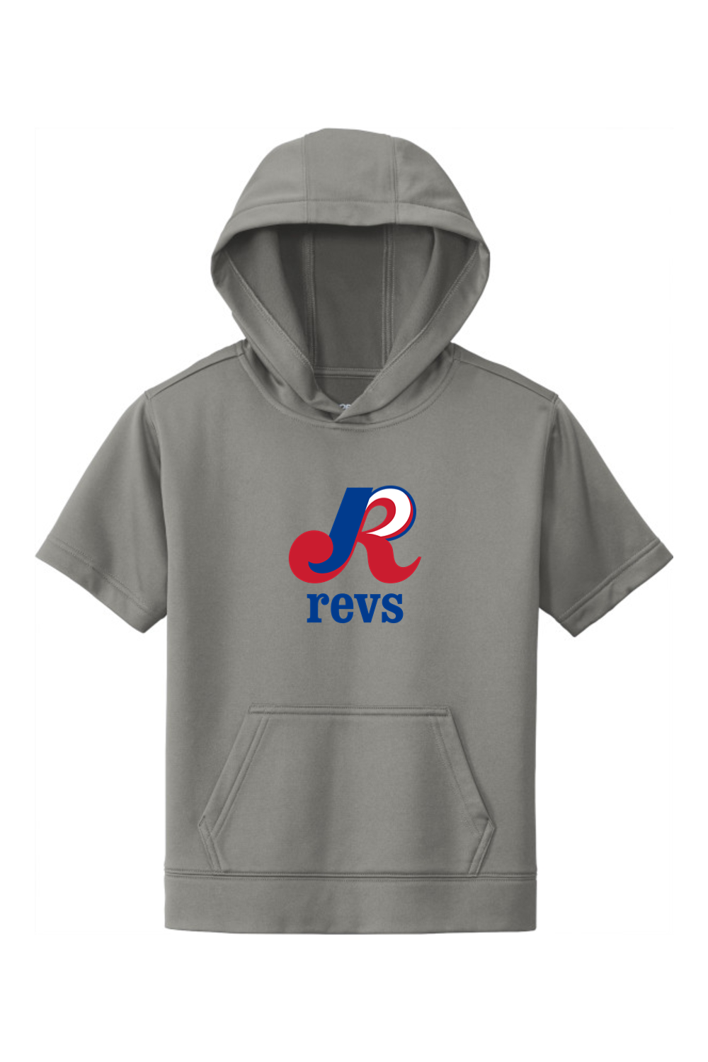 Sport-Tek Youth Sport-Wick Fleece Short Sleeve Hooded Pullover