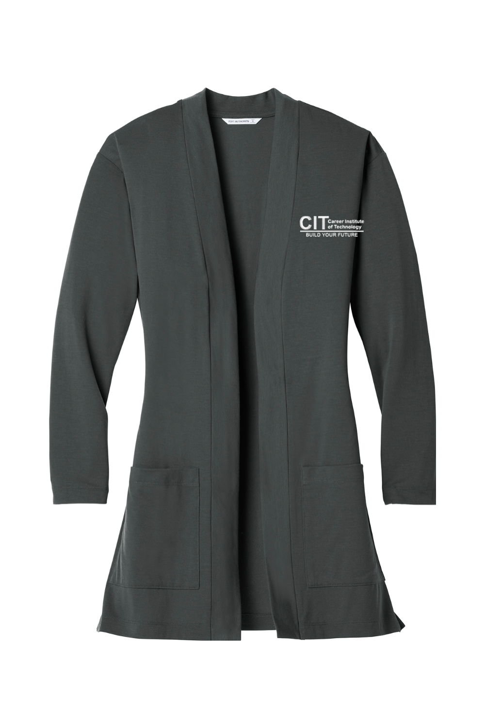 Port Authority Ladies Concept Long Pocket Cardigan EMBROIDERED