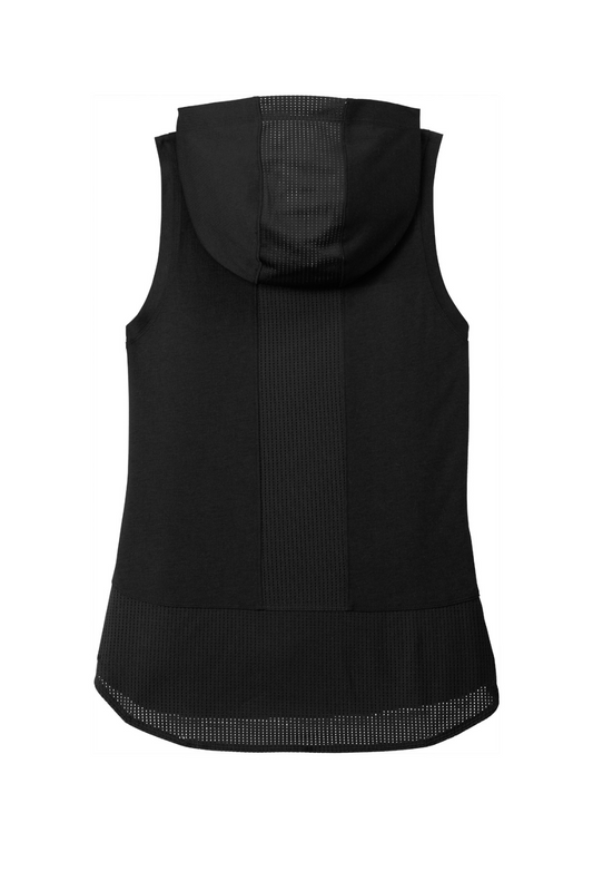 Sport-Tek Ladies PosiCharge Tri-Blend Wicking Draft Hoodie Tank