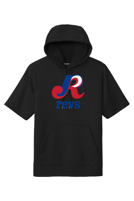 Sport-Tek Sport-Wick Fleece Short Sleeve Hooded Pullover