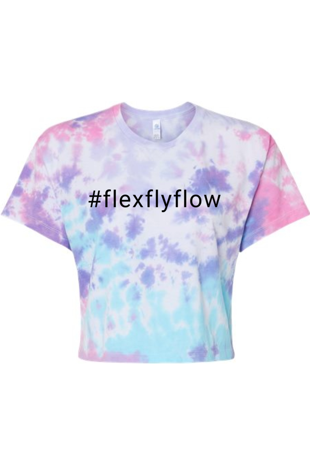 Colortone Women's Tie-Dyed Crop T-Shirt
