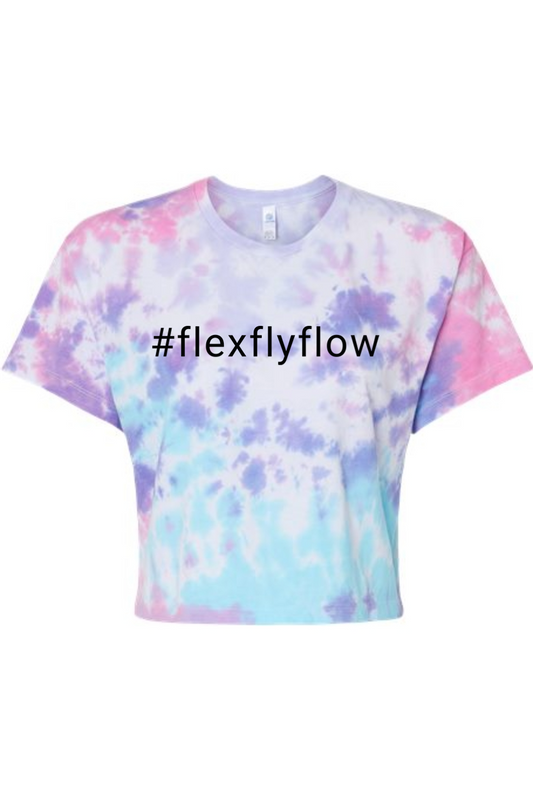 Colortone Women's Tie-Dyed Crop T-Shirt