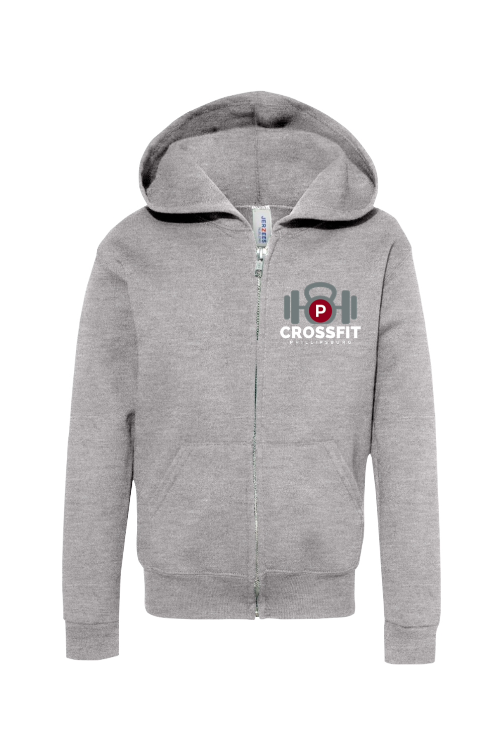 JERZEES NuBlend YOUTH Full-Zip Hooded Sweatshirt