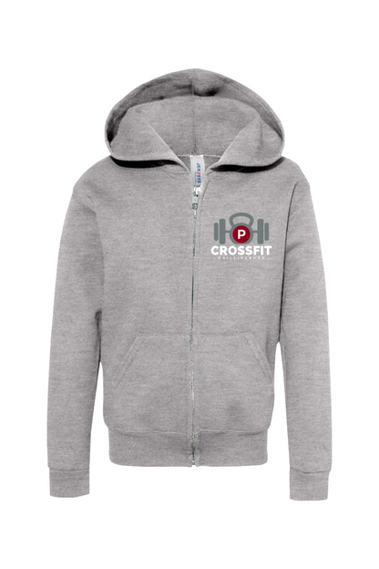 JERZEES NuBlend YOUTH Full-Zip Hooded Sweatshirt