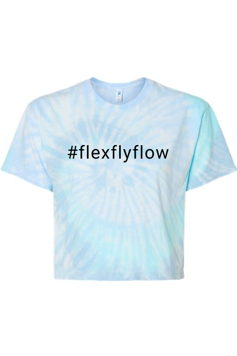 Colortone Women's Tie-Dyed Crop T-Shirt