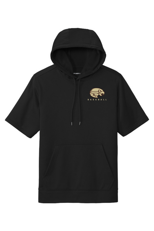 Sport-Tek Sport-Wick Fleece Short Sleeve Hooded Pullover