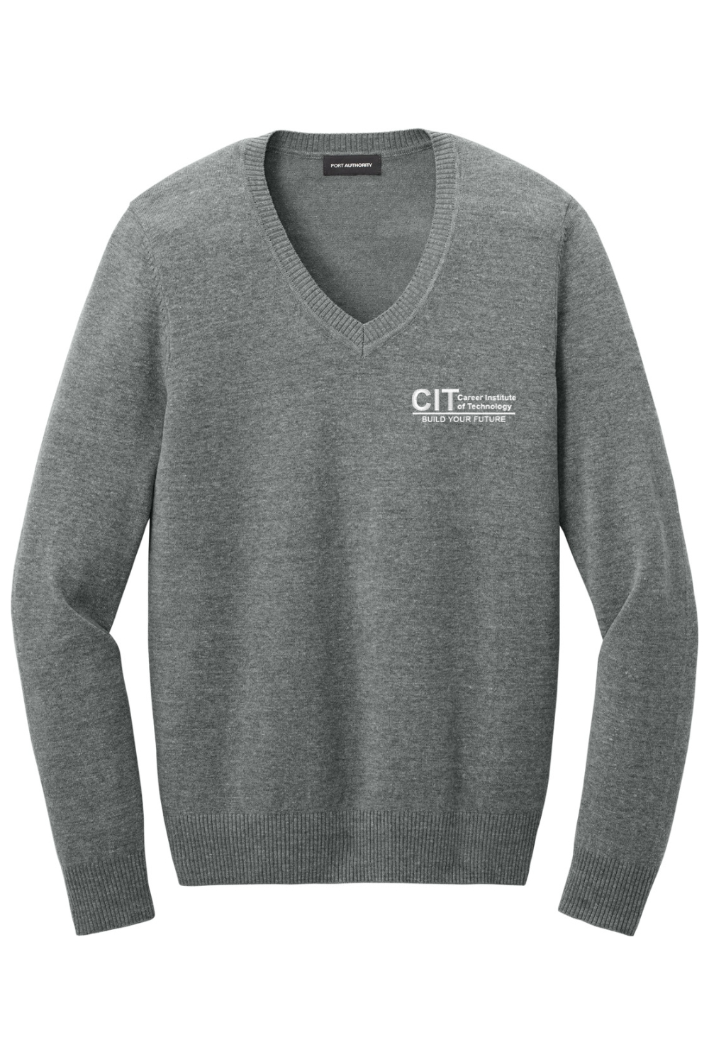 Port Authority Women's Easy Care V-Neck Sweater EMBROIDERED