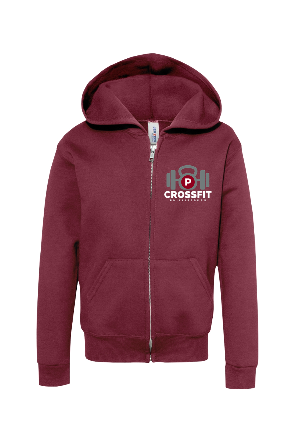 JERZEES NuBlend YOUTH Full-Zip Hooded Sweatshirt